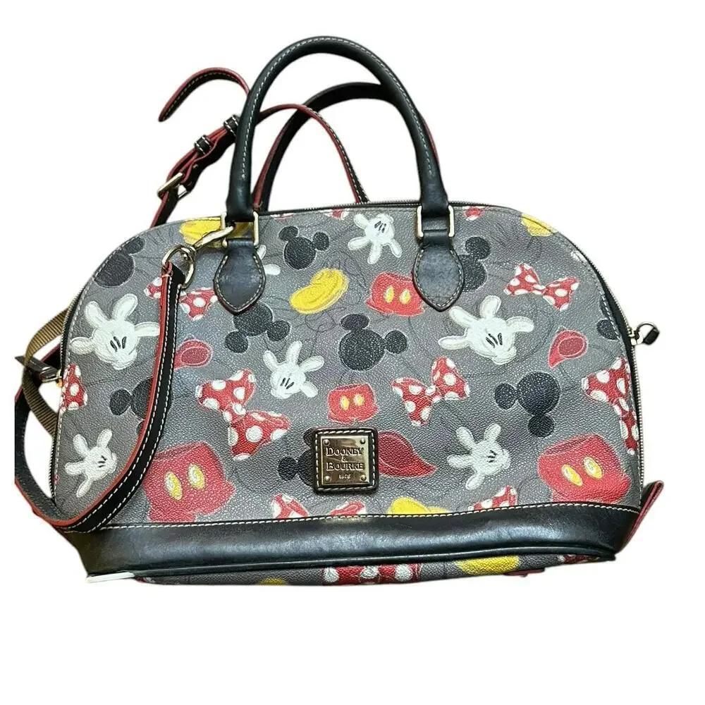 Dooney & Clearance Bourke Mickey Ears Disney Parks Satchel Hand Bag Size